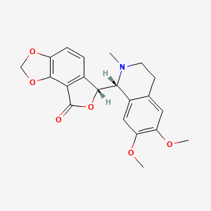 B1665541 (-)-Adlumine CAS No. 21414-43-7