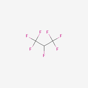 molecular formula C3HF7 B1665588 1,1,1,2,3,3,3-Heptafluoropropane CAS No. 431-89-0