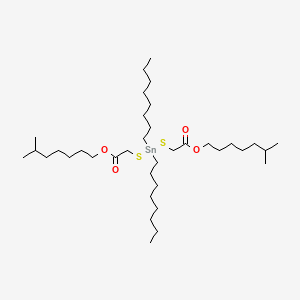 B1665613 Dioctyltin di(isooctyl thioglycolate) CAS No. 26401-97-8