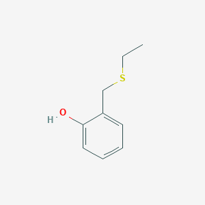 B166562 2-[(Ethylsulfanyl)methyl]phenol CAS No. 65370-06-1