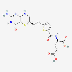 molecular formula C18H21N5O6S2 B1665633 AG2034 CAS No. 177575-17-6