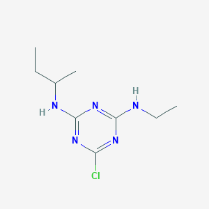 molecular formula C9H16ClN5 B166565 西布提拉津 CAS No. 7286-69-3