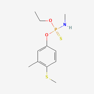 molecular formula C11H18NO2PS2 B1665665 Merpofos CAS No. 3568-56-7