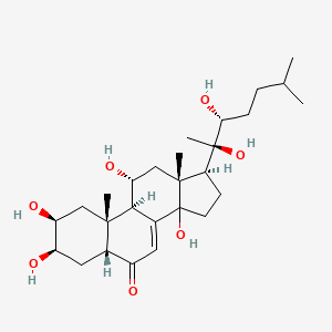 molecular formula C27H44O7 B1665672 Ajugasterone C CAS No. 23044-80-6