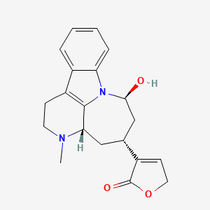 molecular formula C20H22N2O3 B1665673 Akagerinelactone CAS No. 75667-85-5