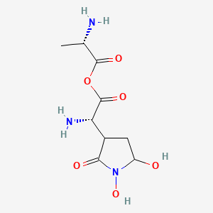molecular formula C9H15N3O6 B1665678 诺西霉素 CAS No. 82576-50-9