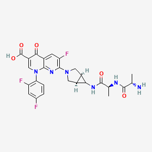 B1665683 Alatrofloxacin CAS No. 146961-76-4