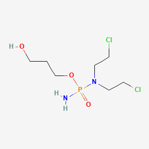 molecular formula C7H17Cl2N2O3P B1665695 磷酰乙醇胺 CAS No. 52336-54-6