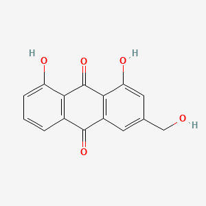 molecular formula C15H10O5 B1665711 Aloe-emodin CAS No. 481-72-1