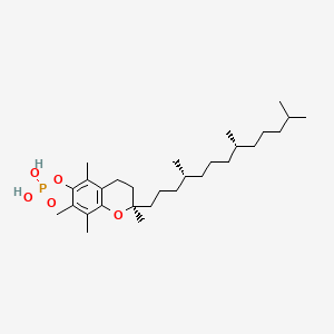 molecular formula C29H51O5P B1665718 Fosfato de alfa-tocoferol CAS No. 38976-17-9