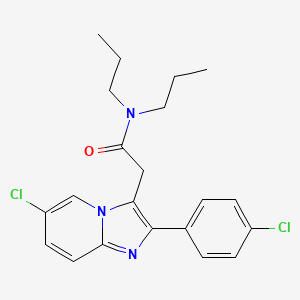 molecular formula C21H23Cl2N3O B1665719 阿尔皮登 CAS No. 82626-01-5