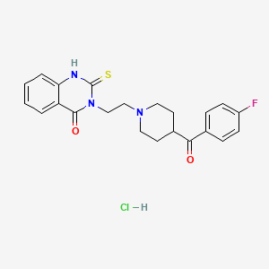 molecular formula C22H23ClFN3O2S B1665731 盐酸阿坦色林 CAS No. 1135280-78-2