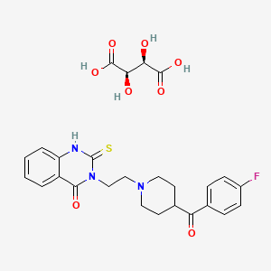 molecular formula C26H28FN3O8S B1665732 Altanserin tartrate CAS No. 79449-96-0