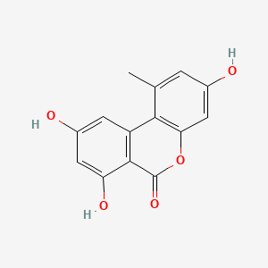 molecular formula C14H10O5 B1665735 オルタナリオール CAS No. 641-38-3