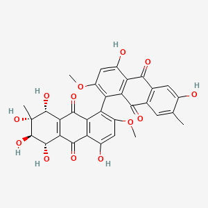 molecular formula C32H26O13 B1665737 Alterporriol B CAS No. 88901-69-3