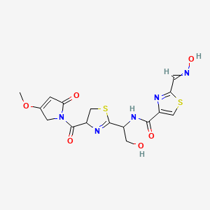 molecular formula C16H17N5O6S2 B1665739 Althiomycin CAS No. 12656-40-5