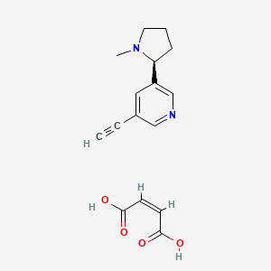 molecular formula C16H18N2O4 B1665741 阿尔替尼克林马来酸盐 CAS No. 192231-16-6