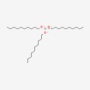 molecular formula C30H63AlO3 B1665746 1-癸醇，铝盐 CAS No. 26303-54-8