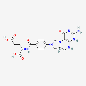 molecular formula C20H23N7O6 B1665758 (6R)-5,10-亚甲基四氢叶酸 CAS No. 31690-11-6