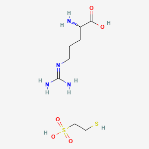 molecular formula C8H20N4O5S2 B1665761 阿吉美森 CAS No. 106854-46-0