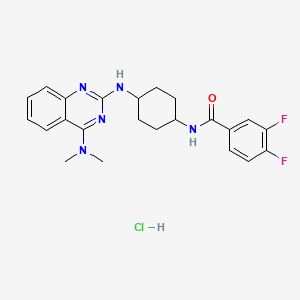 molecular formula C23H26ClF2N5O B1665810 ATC 0175盐酸盐 CAS No. 510733-97-8