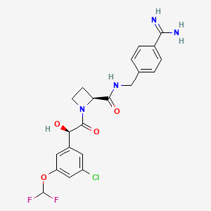 molecular formula C21H21ClF2N4O4 B1665812 阿替加兰 CAS No. 917904-13-3