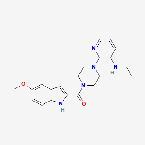 molecular formula C21H25N5O2 B1665816 阿替韦定 CAS No. 136816-75-6