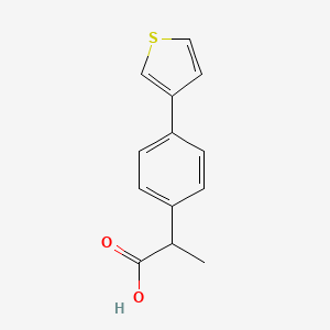 molecular formula C13H12O2S B1665819 阿替普罗芬 CAS No. 108912-14-7