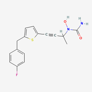 molecular formula C16H15FN2O2S B1665831 Cox/5-LO-IN-1 CAS No. 154355-75-6