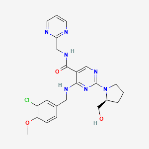 molecular formula C23H26ClN7O3 B1665834 阿伐那非 CAS No. 330784-47-9
