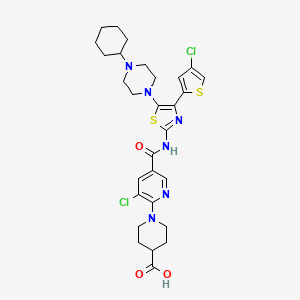 molecular formula C29H34Cl2N6O3S2 B1665838 Avatrombopag CAS No. 570406-98-3