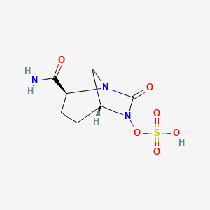 molecular formula C7H11N3O6S B1665839 阿维巴坦 CAS No. 396731-14-9