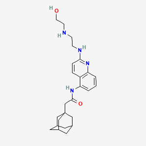 molecular formula C25H34N4O2 B1665886 AZ 10606120 二盐酸盐 CAS No. 607378-18-7