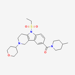 molecular formula C25H35N3O4S B1665898 Unii-4L8EG56vda CAS No. 910798-82-2