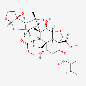 molecular formula C33H42O14 B1665906 Deacetylazadirachtinol CAS No. 106500-25-8