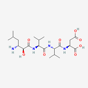 molecular formula C21H38N4O8 B1665947 Amastatin CAS No. 67655-94-1