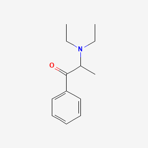 B1665973 Diethylpropion CAS No. 90-84-6