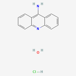 molecular formula C13H13ClN2O B1665977 9-氨基吖啶盐酸盐一水合物 CAS No. 52417-22-8