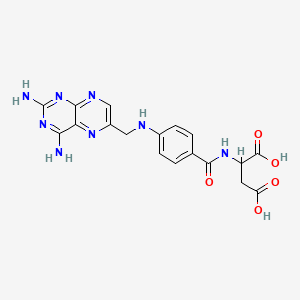 molecular formula C18H18N8O5 B1665978 氨基安酚 CAS No. 25312-31-6