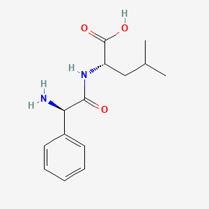 molecular formula C14H20N2O3 B1665989 氨基苯乙酰亮氨酸 CAS No. 110207-44-8