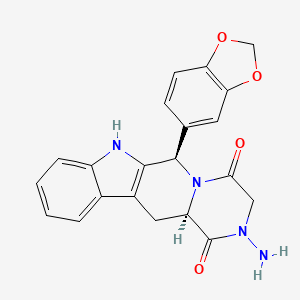 molecular formula C21H18N4O4 B1665999 氨基他达拉非 CAS No. 385769-84-6