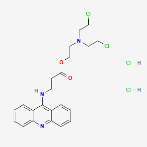 molecular formula C22H27Cl4N3O2 B1666028 阿马斯他林二盐酸盐 CAS No. 210584-54-6