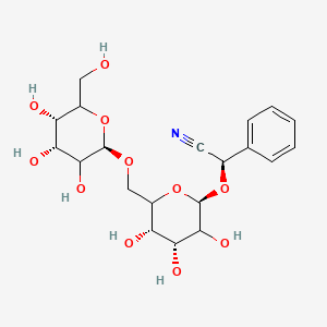 molecular formula C20H27NO11 B1666031 杏仁苷 CAS No. 29883-15-6