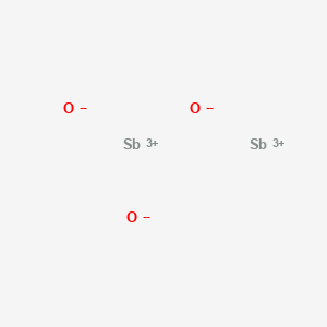 molecular formula Sb2O3<br>O3Sb2 B1666053 三氧化二锑 CAS No. 1309-64-4