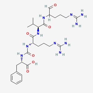 molecular formula C27H44N10O6 B1666059 抗痛肽 CAS No. 37691-11-5