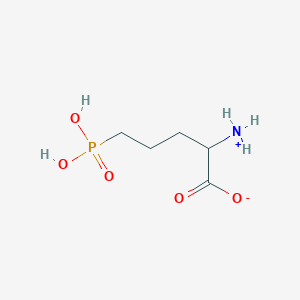 molecular formula C5H12NO5P B1666063 2-Amino-5-phosphonopentanoic acid CAS No. 76326-31-3