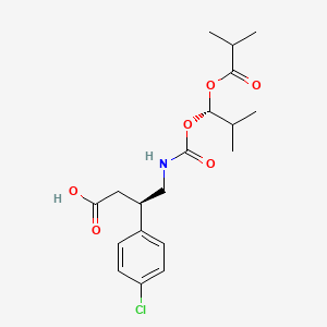molecular formula C19H26ClNO6 B1666080 阿巴氯芬普拉卡比 CAS No. 847353-30-4
