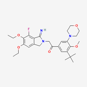 molecular formula C29H38FN3O5 B1666115 阿托帕萨 CAS No. 751475-53-3