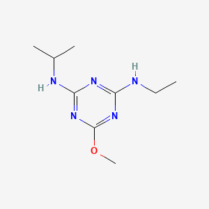 molecular formula C9H17N5O B1666117 アトラトン CAS No. 1610-17-9