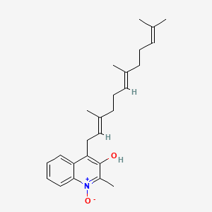 molecular formula C25H33NO2 B1666131 Aurachin B CAS No. 108354-12-7